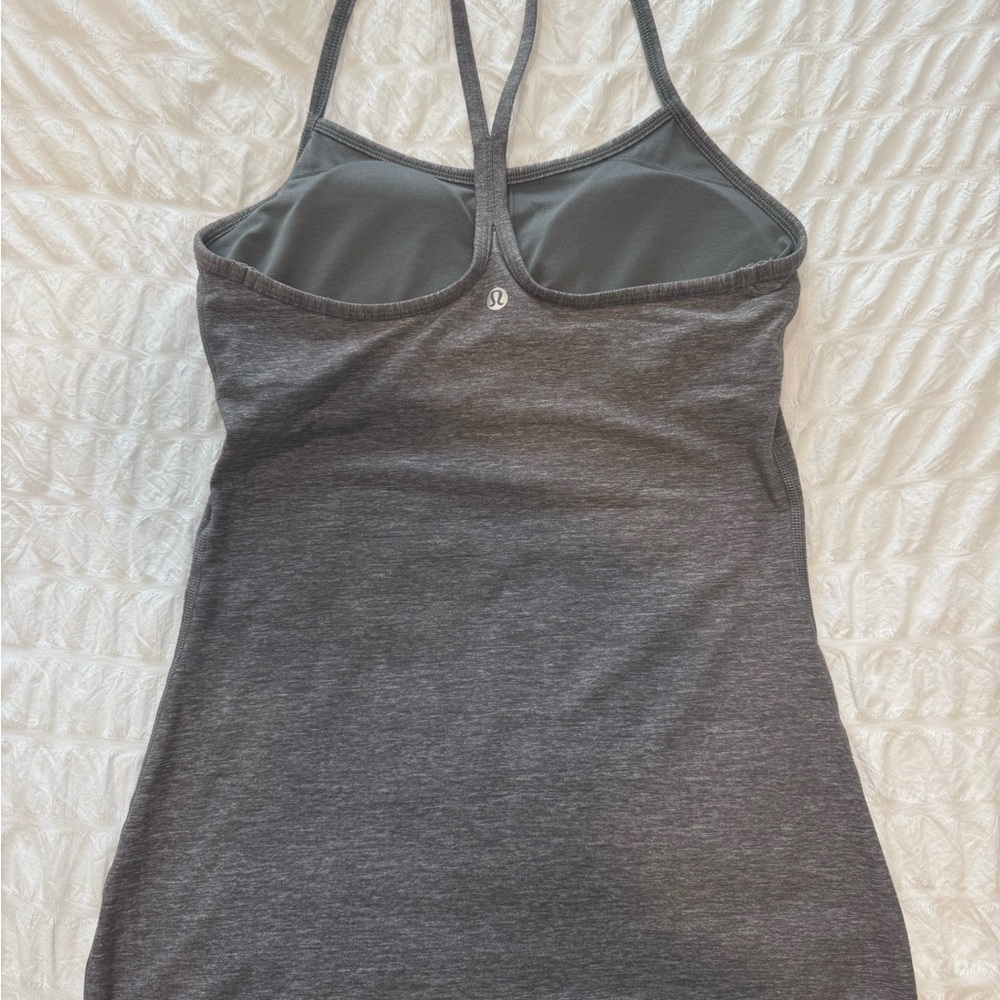 lululemon athletica Gray Tank Top